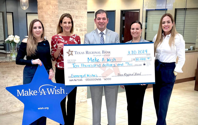 Texas Regional Bank Donates $10,000 to Make-A-Wish RGV