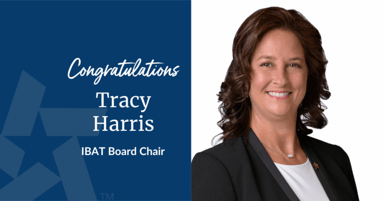 Tracy Harris to Serve as Chair of IBAT Board of Directors