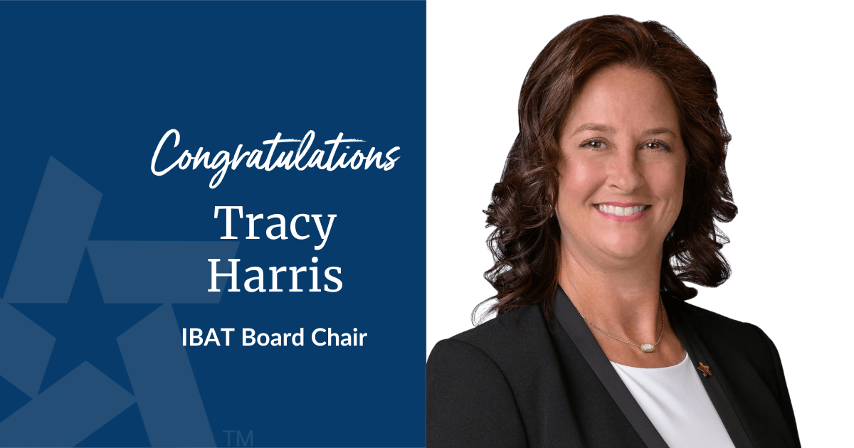 Tracy Harris to Serve as Chair of IBAT Board of Directors