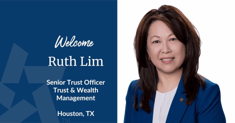 Ruth Lim Joins Texas Regional Bank as Senior Trust Officer
