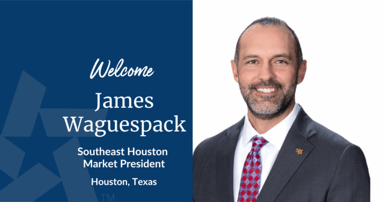Texas Regional Bank Appoints James Waguespack as Southeast Houston Market President