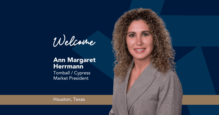 TRB Welcomes: Ann Margaret Herrmann, Tomball/Cypress Market President