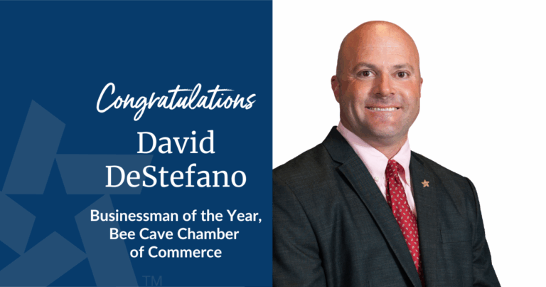 Chamber Honors Texas Regional Bank and David DeStefano in Bee Cave