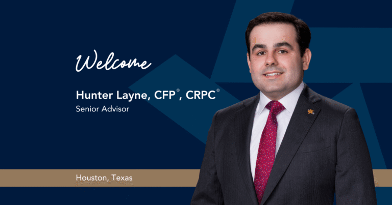 TRB Trust & Wealth Management Welcomes Hunter Layne, CFP®, CRPC® as Senior Wealth Advisor in Houston