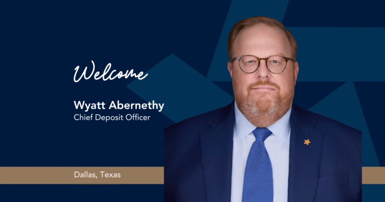 Texas Regional Bank Names Wyatt Abernethy Chief Deposit Officer