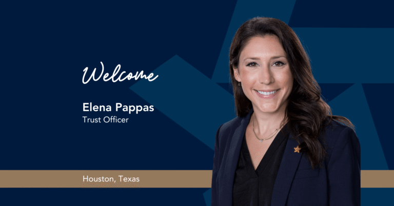 TRB Trust & Wealth Management Welcomes Elena Pappas as Trust Officer in Houston