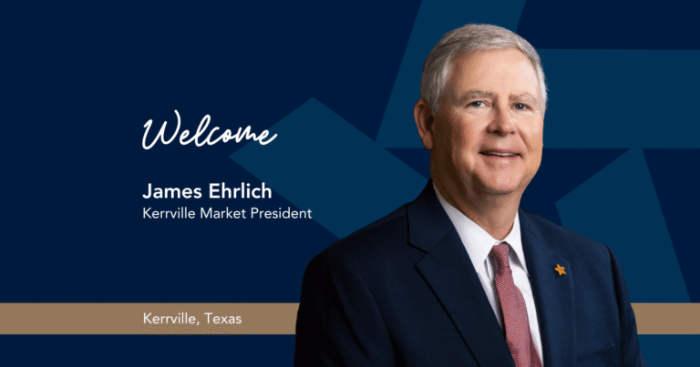 TRB Welcomes: James Ehrlich as Kerrville Market President