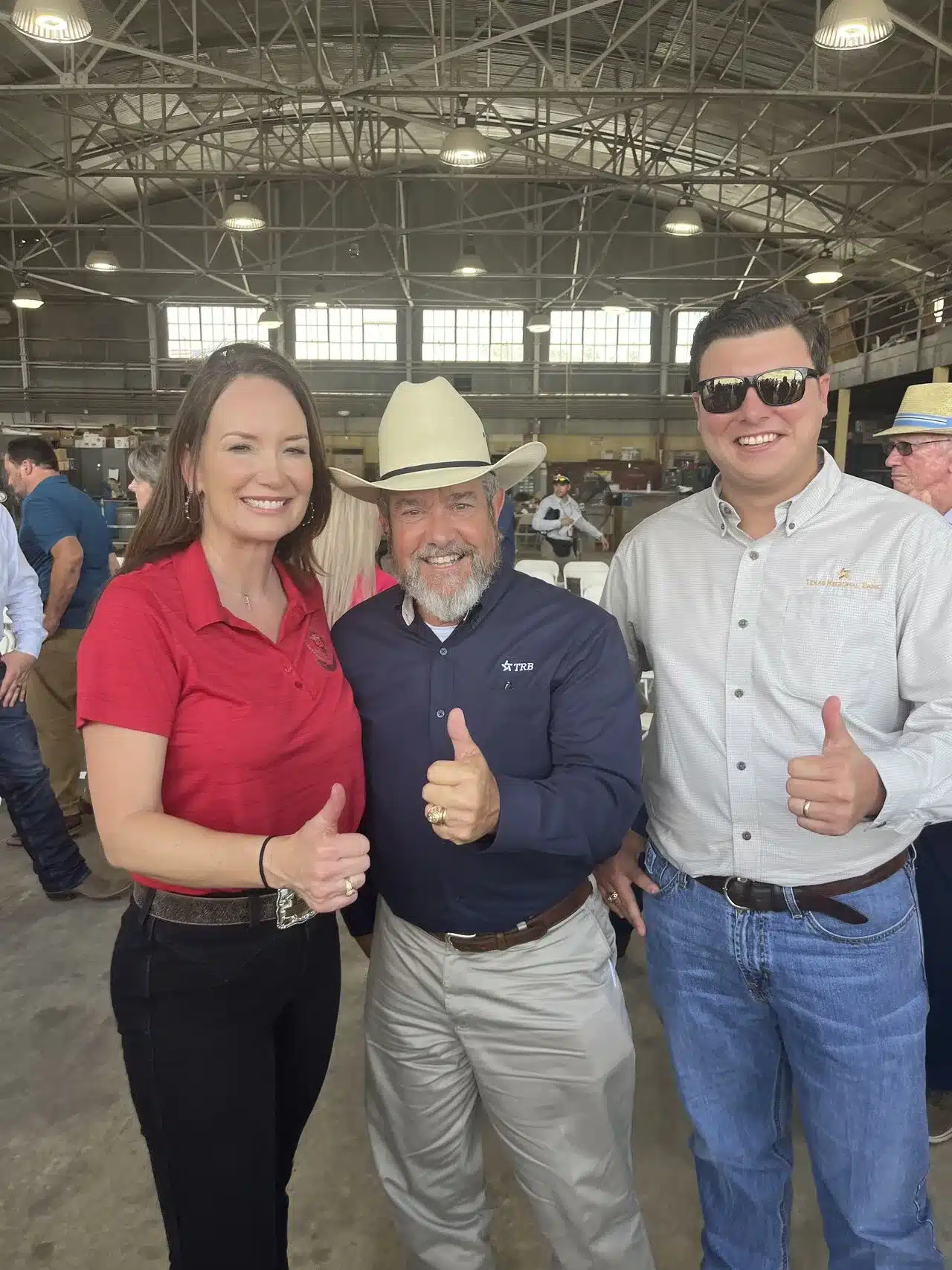 Texas Regional Bank volunteers at a community event