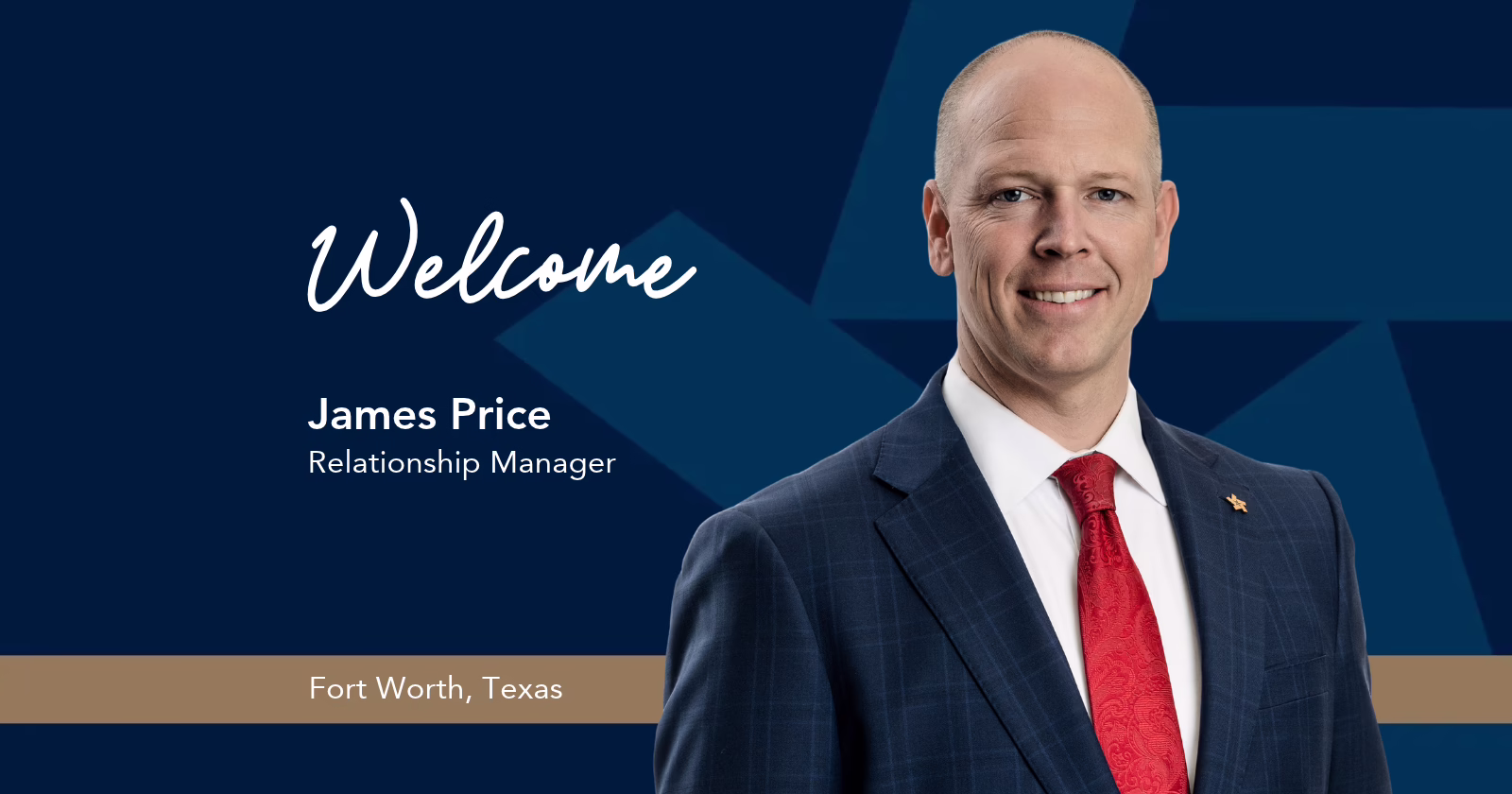 TRB Welcomes: James Price as Relationship Manager in Fort Worth